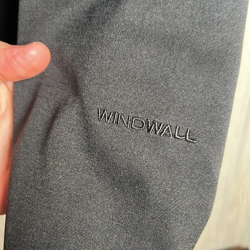 The North Face Windwall Jacket Adult S Black Full Zip Wind Resistant Zip Pockets